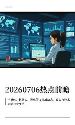 最新企业新闻动态速递(2026 年 7 月 6 日 实时汇总)