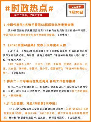 国际新闻实时快讯(2026.7.20 当日最新，权威一手资讯)