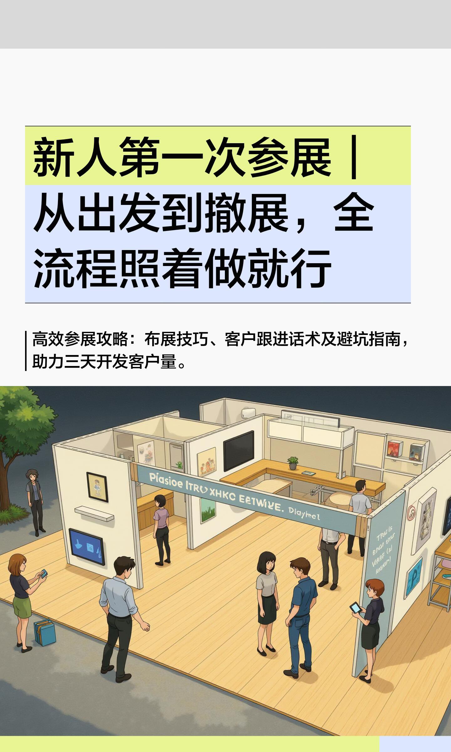 国际展会参展全流程注意事项