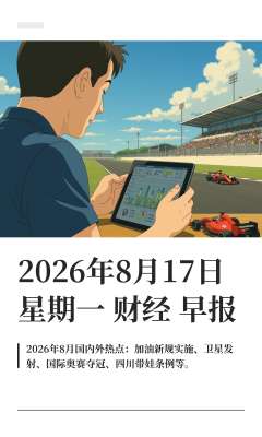 财经新闻资讯实时更新(2026年8月17日|全日最新汇总)